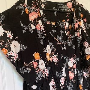 Torrid Short Sleeve Flowy Blouse